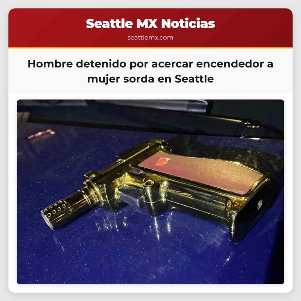 Hombre detenido por acercar encendedor a mujer