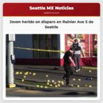 Un hombre afortunado sobrevive a un disparo en Seattle tras que una bala le raspe la cabeza