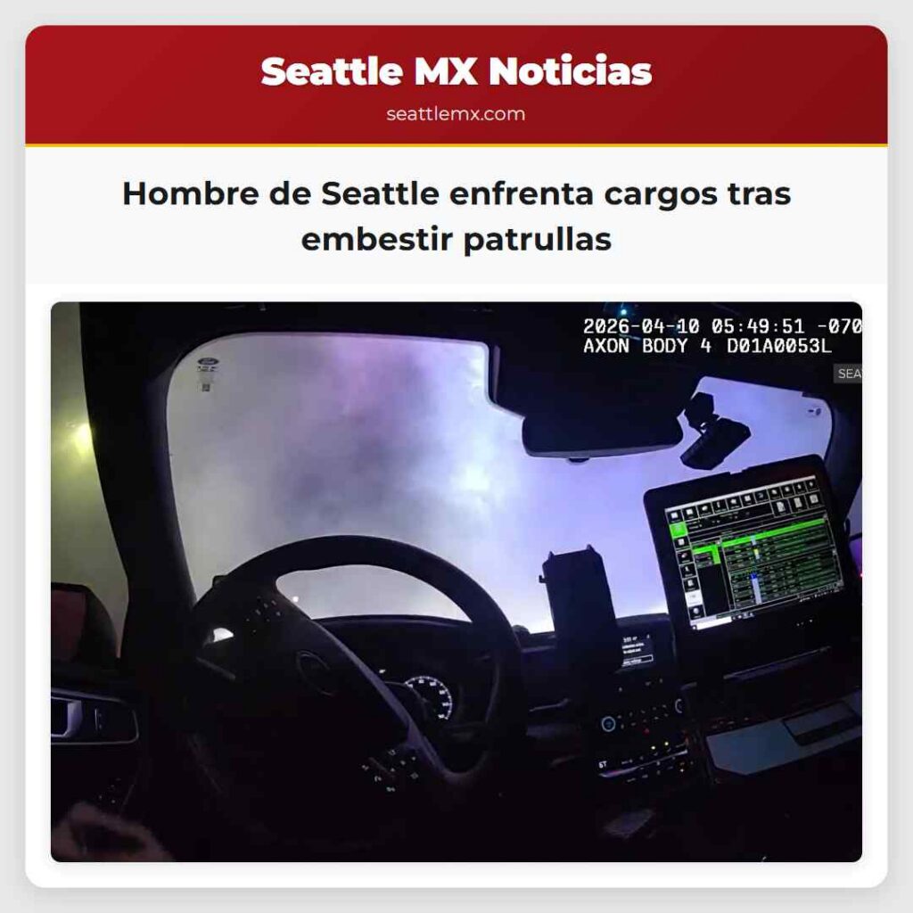 Hombre de Seattle enfrenta cargos tras embestir