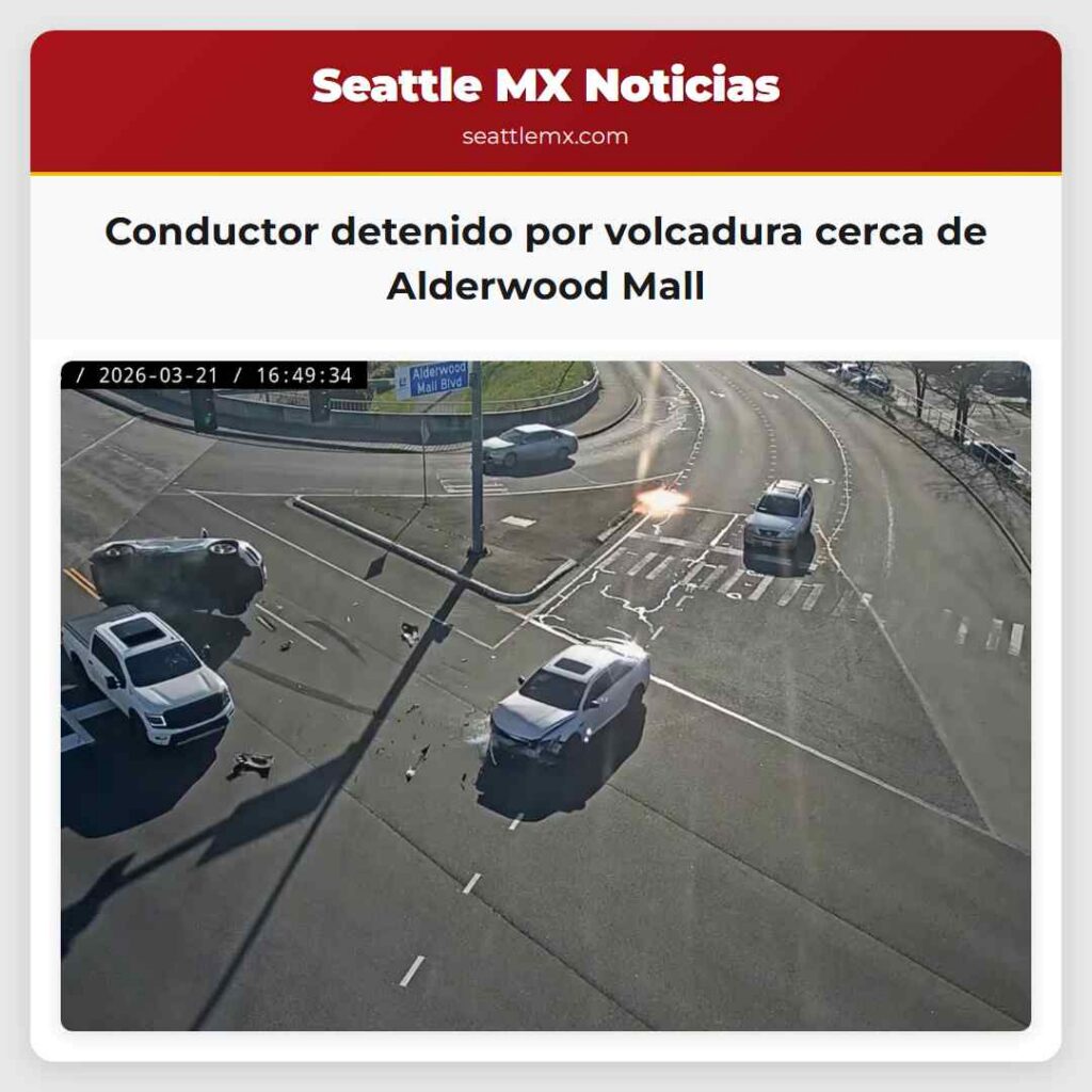 Conductor detenido por volcadura cerca de