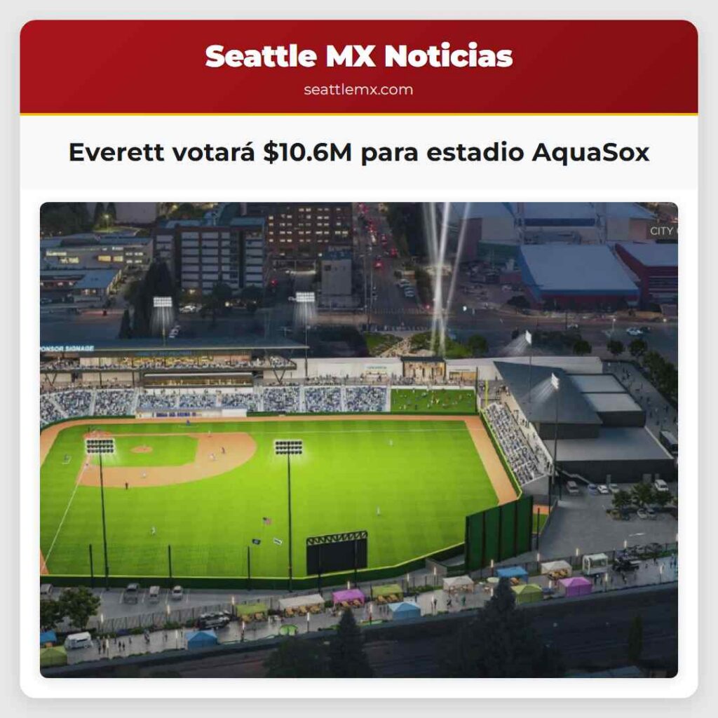 Everett votará $10.6M para estadio AquaSox