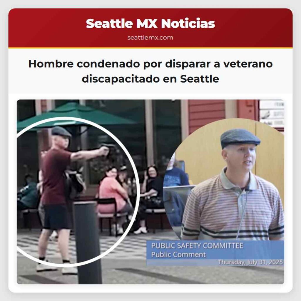 Hombre condenado por disparar a veterano