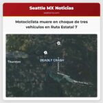 Motociclista muere en choque de tres vehículos en Ruta Estatal 7