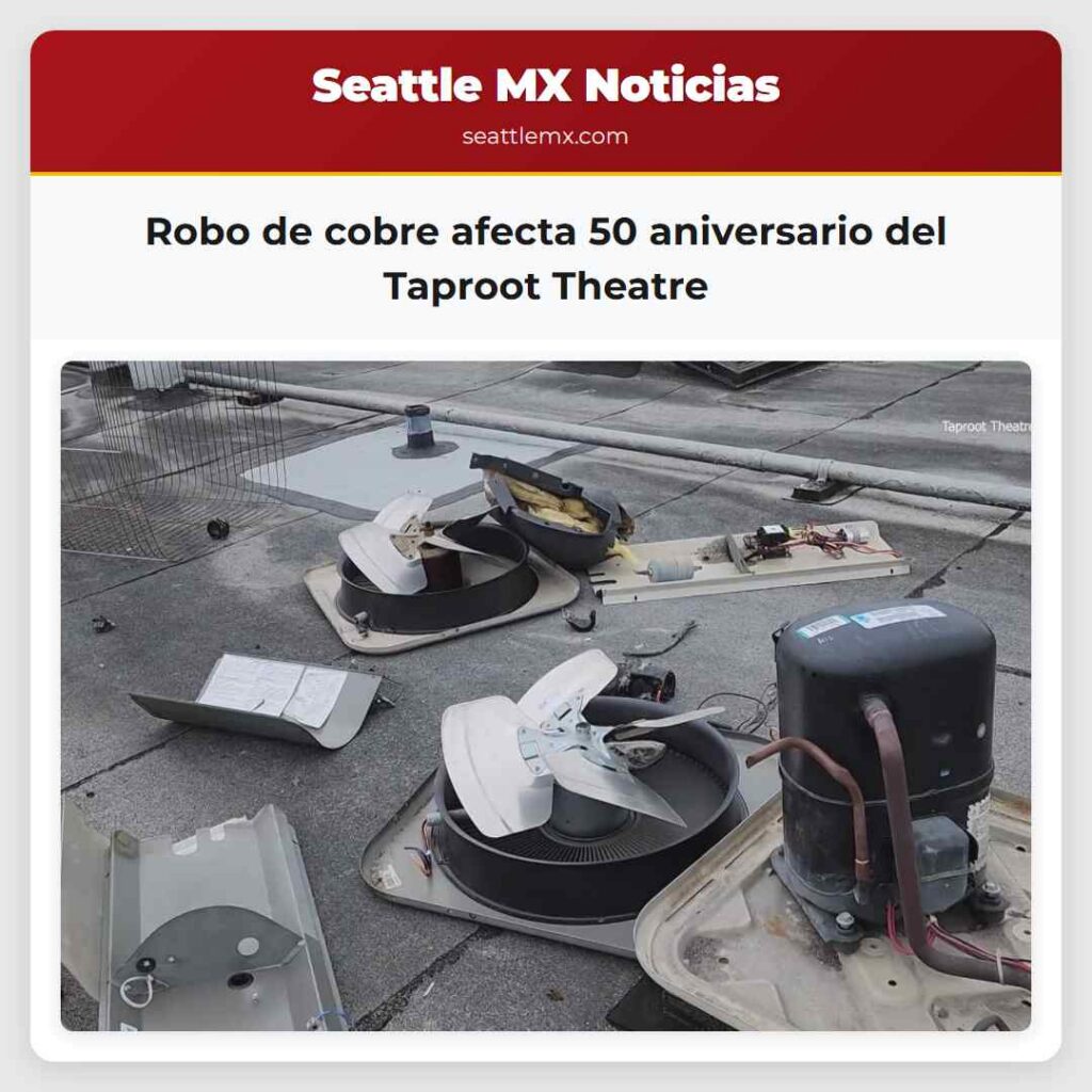 Robo de cobre afecta 50 aniversario del Taproot