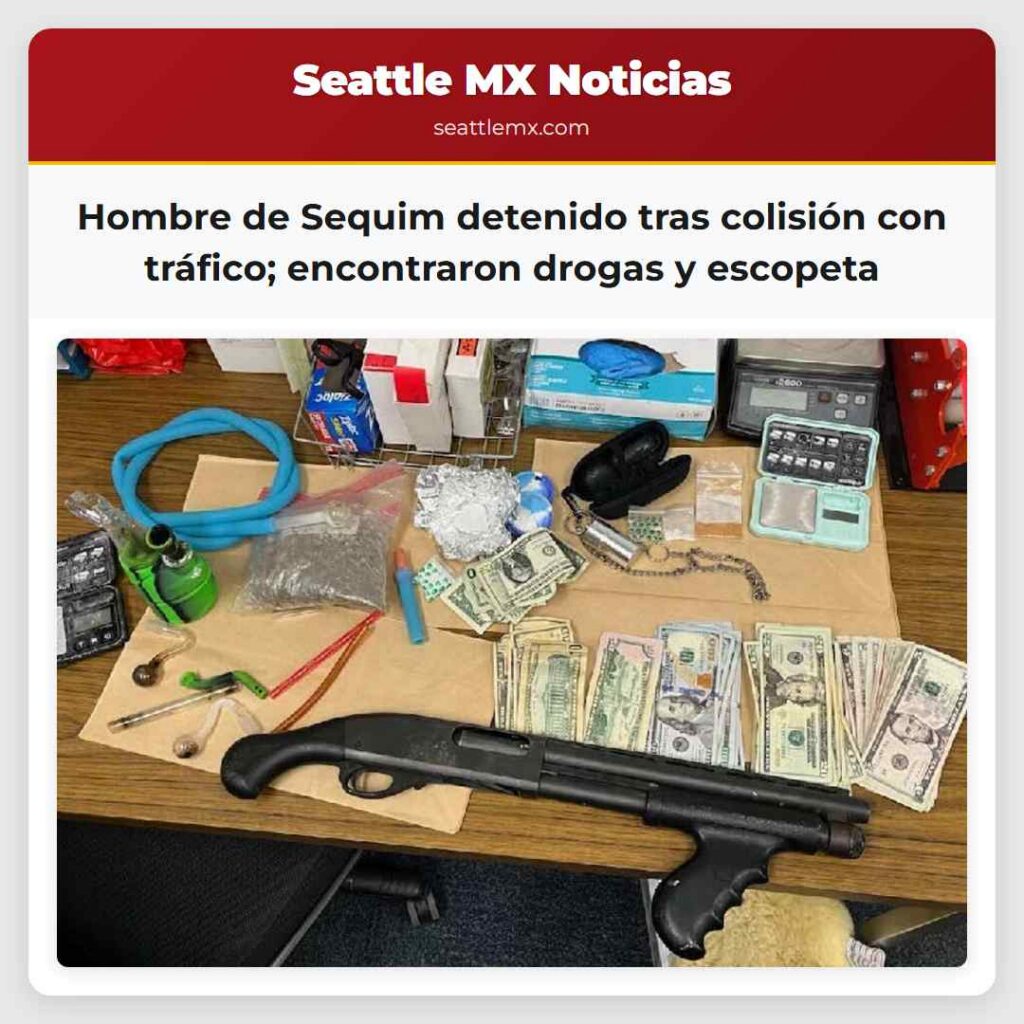 Hombre de Sequim detenido tras colisión con