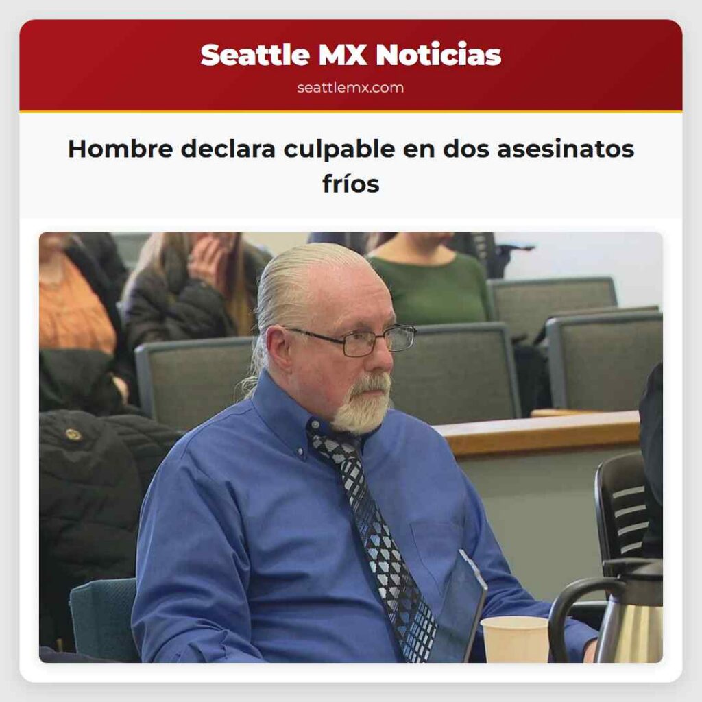 Hombre declara culpable en dos asesinatos fríos