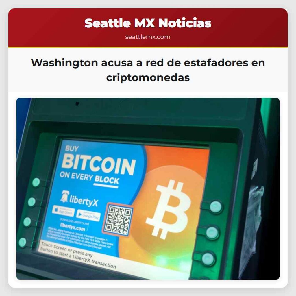 Washington acusa a red de estafadores en