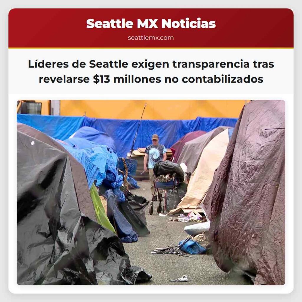 Líderes de Seattle exigen transparencia tras