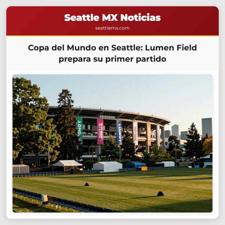 Copa del Mundo en Seattle Lumen Field prepara su primer partido