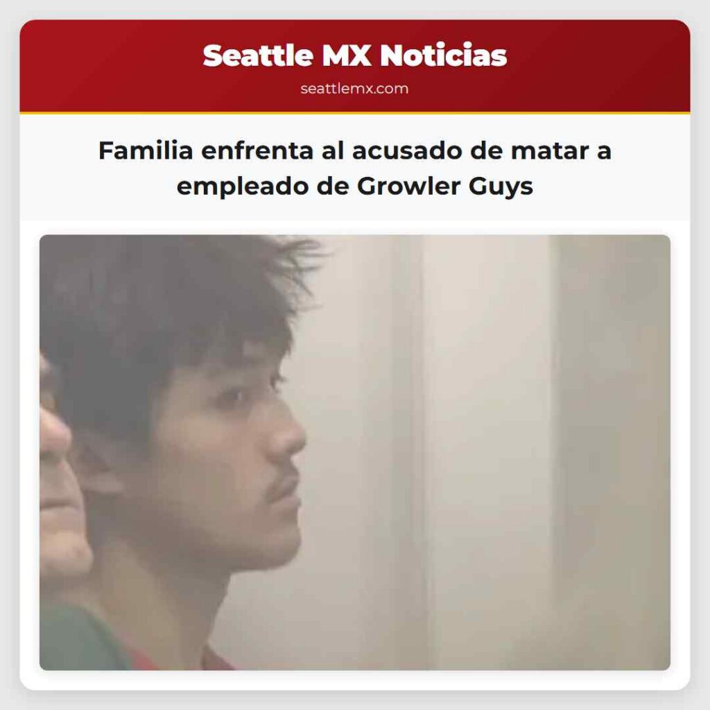 Familia enfrenta al acusado de matar a empleado