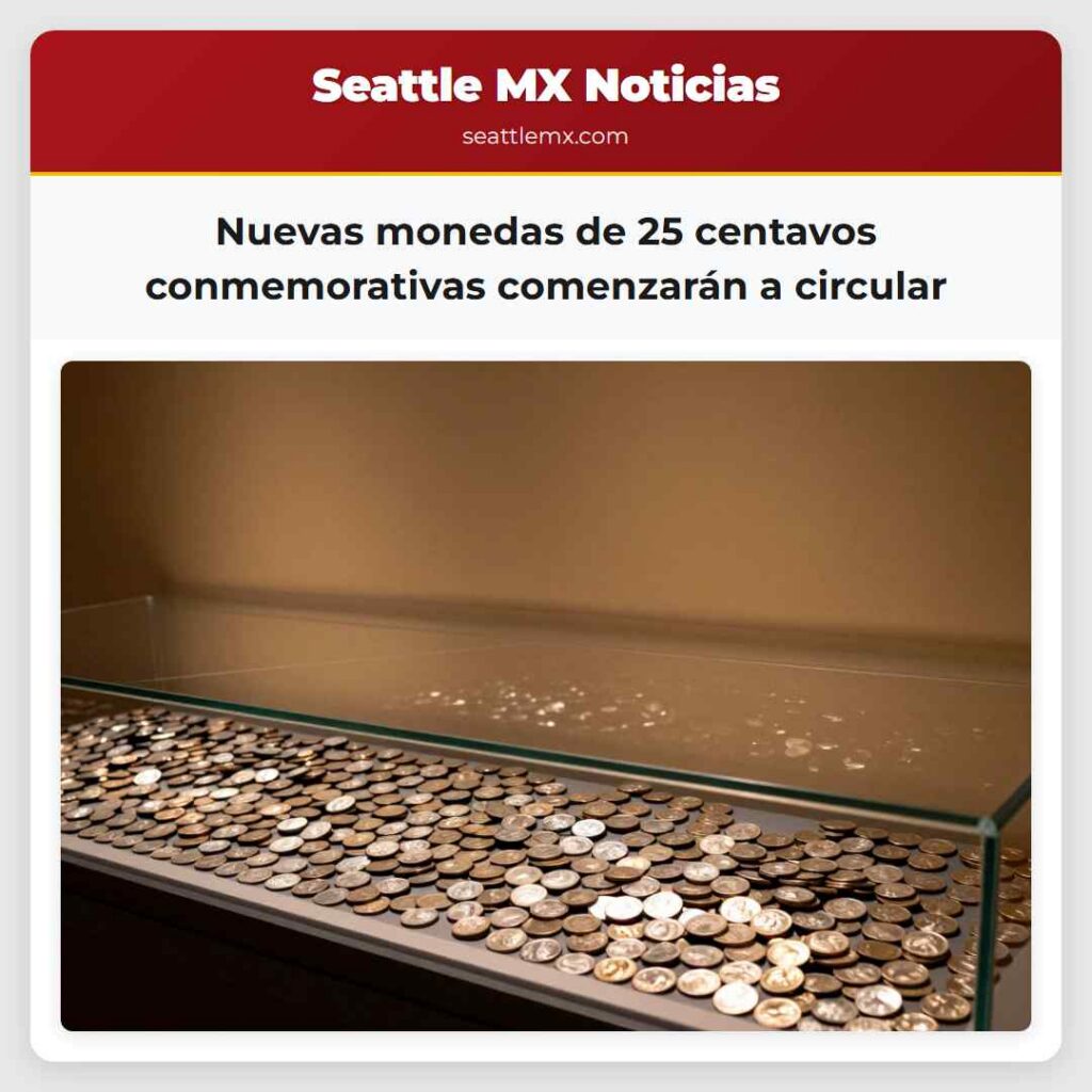 Noticias De Seattle 2 Nuevas monedas de 25 centavos conmemorativas