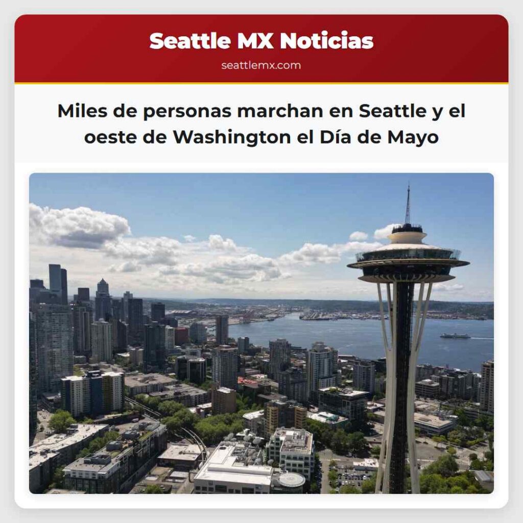 Miles de personas marchan en Seattle y el oeste