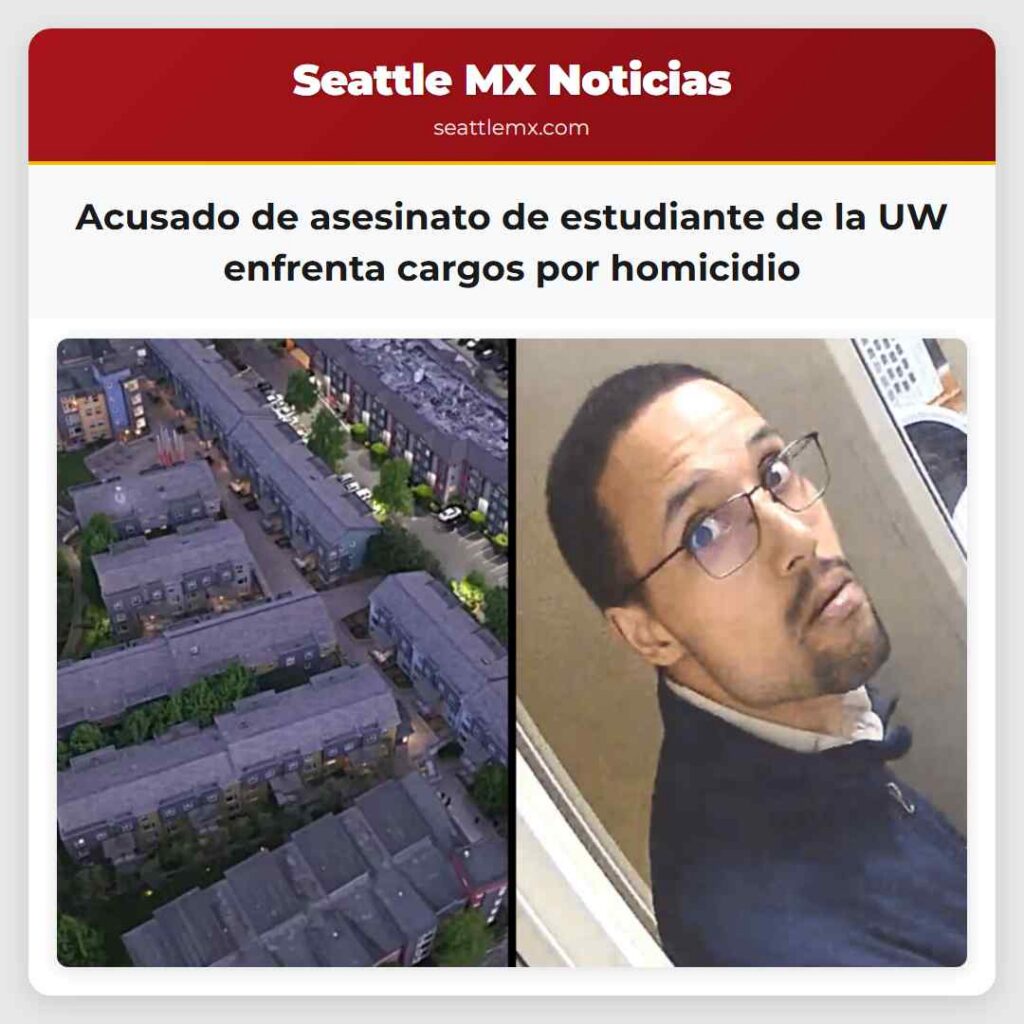 Acusado de asesinato de estudiante de la UW