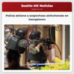 Policía detiene a sospechoso atrincherado en Georgetown