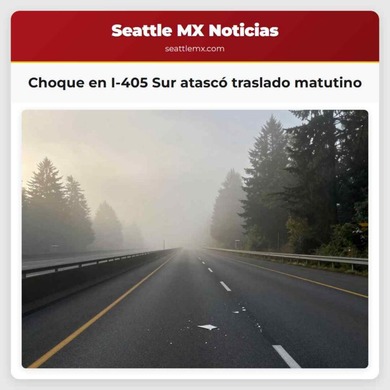 Choque en I-405 Sur atascó traslado matutino