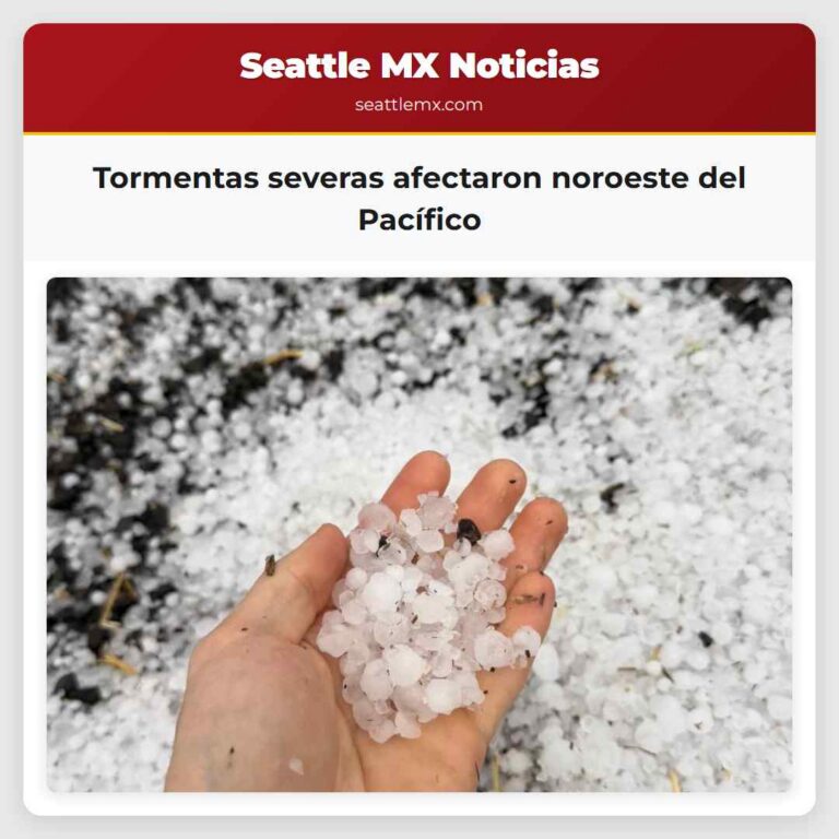 Tormentas severas afectaron noroeste del Pacífico
