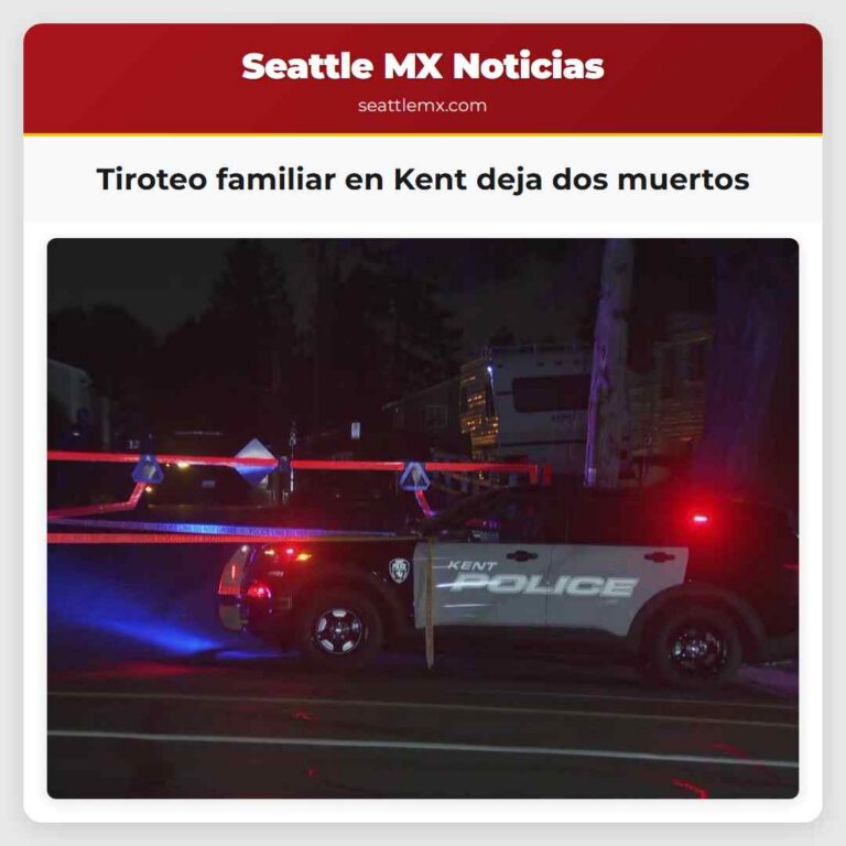 Tiroteo familiar en Kent deja dos muertos