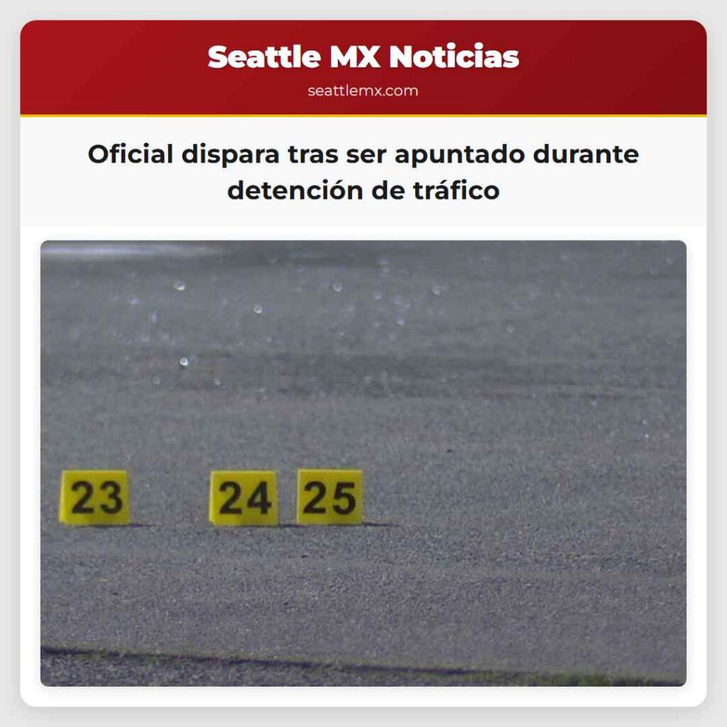 Oficial dispara tras ser apuntado durante