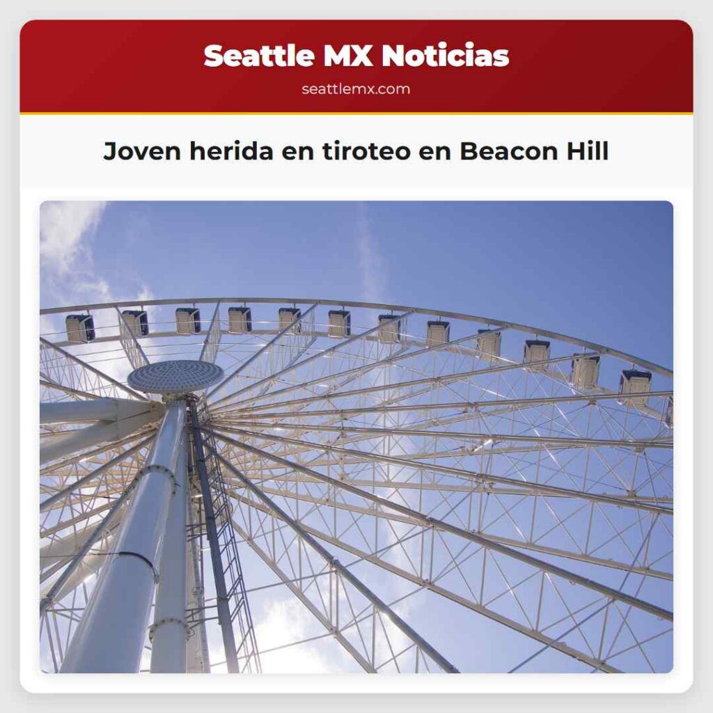 Joven herida en tiroteo en Beacon Hill