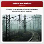 Hombre buscado embiste patrullas y es disparado antes de huir