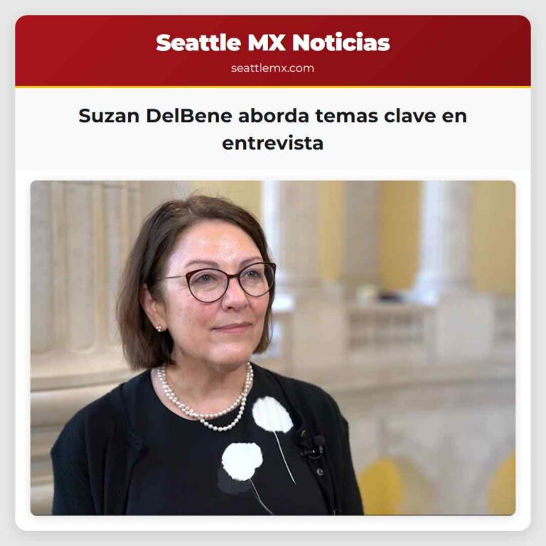 Suzan DelBene aborda temas clave en entrevista