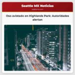 Oso avistado en Highlands Park Autoridades alertan