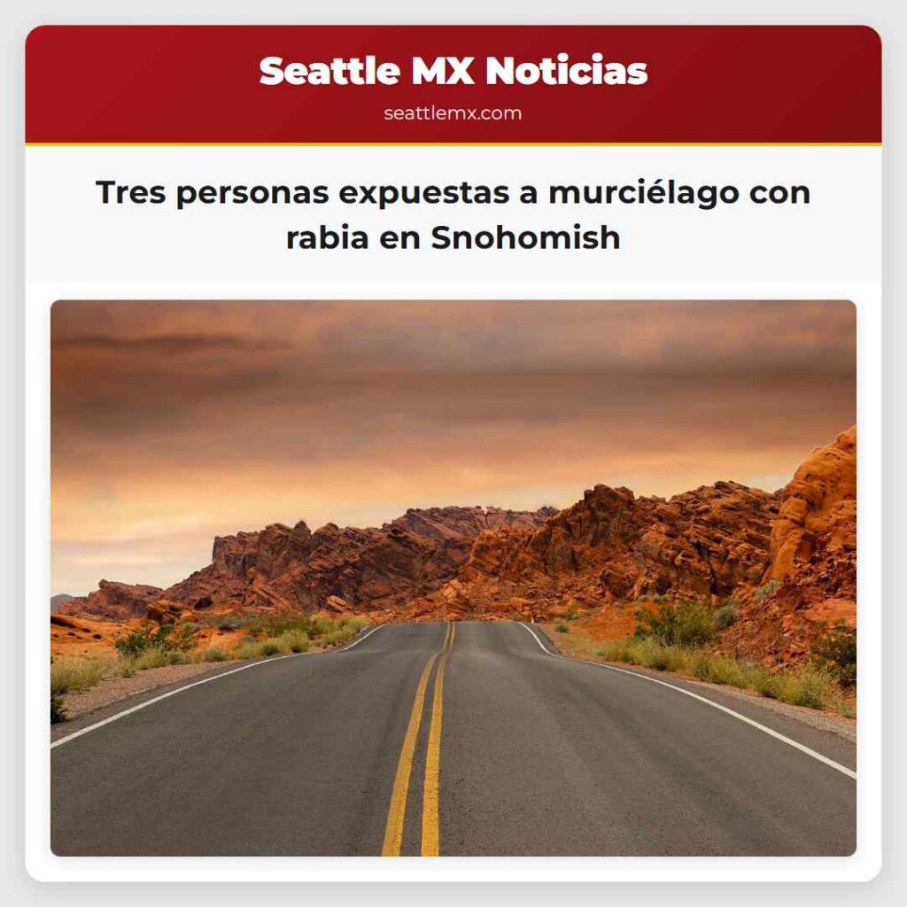Tres personas expuestas a murciélago con rabia en