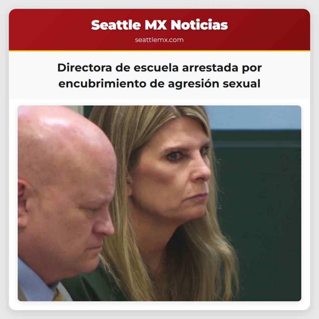 Directora de escuela arrestada por encubrimiento