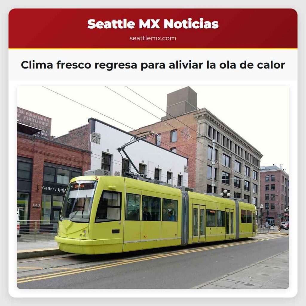 Clima fresco regresa para aliviar la ola de calor
