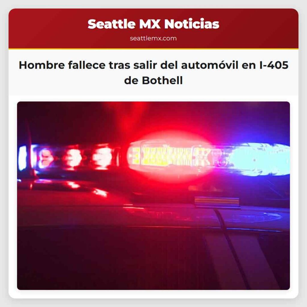 Hombre fallece tras salir del automóvil en I-405