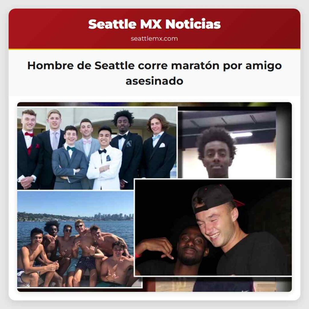 Hombre de Seattle corre maratón por amigo