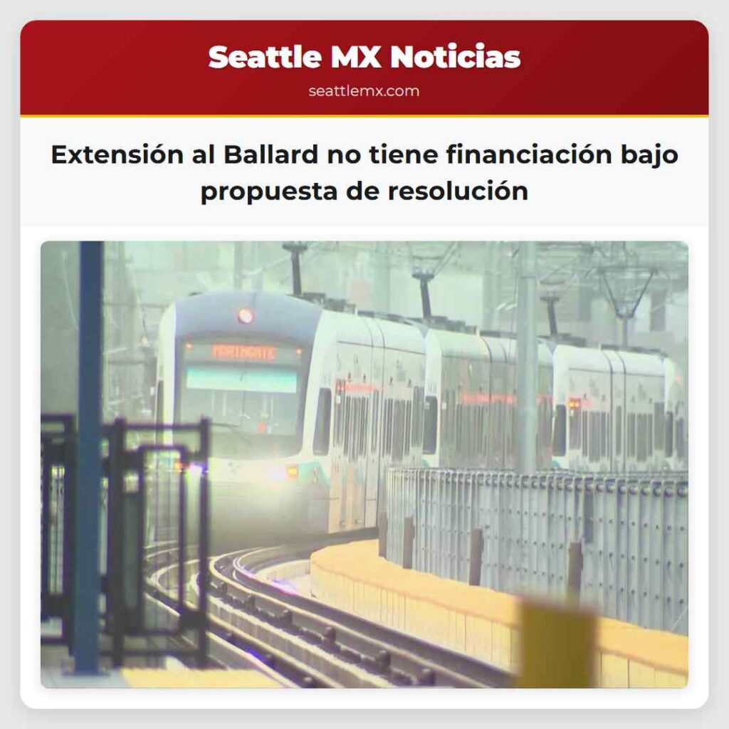 Extensión al Ballard no tiene financiación bajo