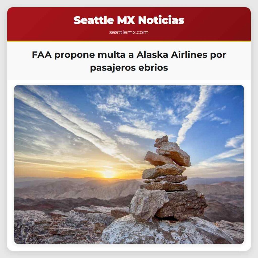 FAA propone multa a Alaska Airlines por pasajeros