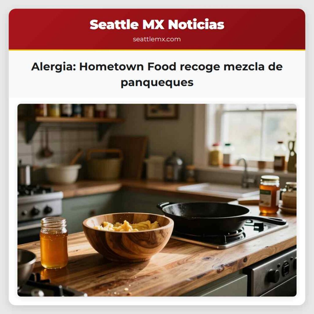 Alergia: Hometown Food recoge mezcla de panqueques