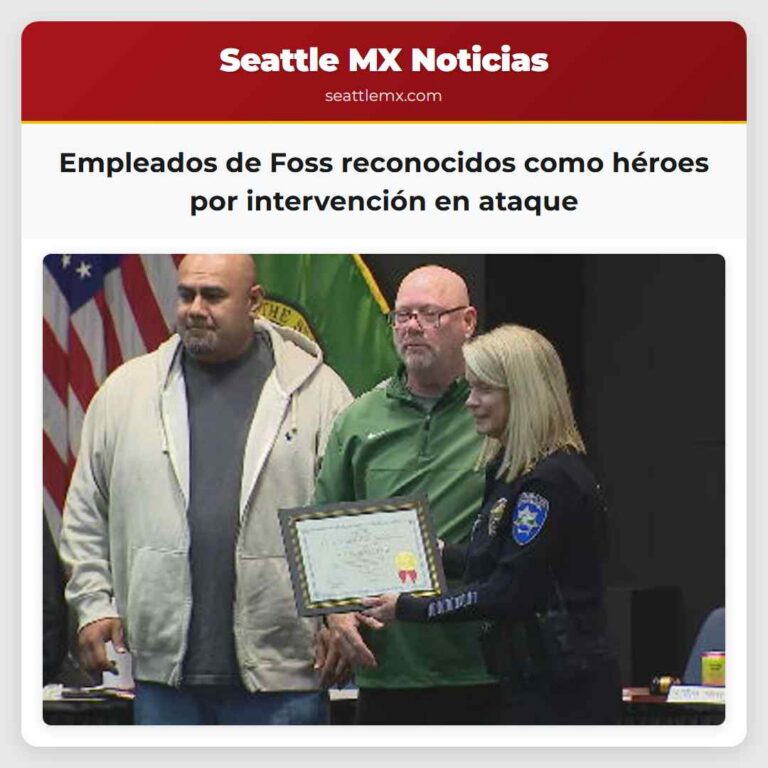 Empleados de Foss reconocidos como héroes por intervención en ataque
