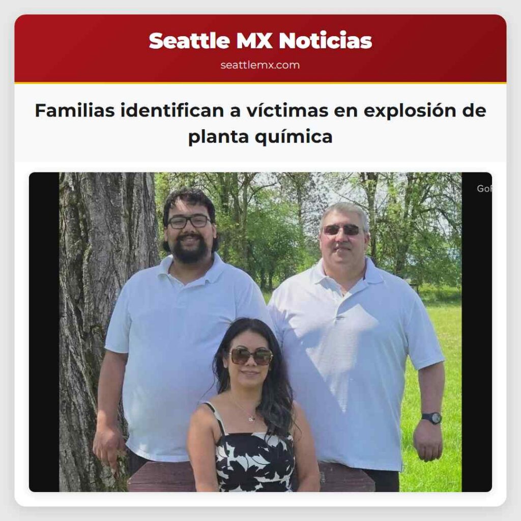Familias identifican a víctimas en explosión de