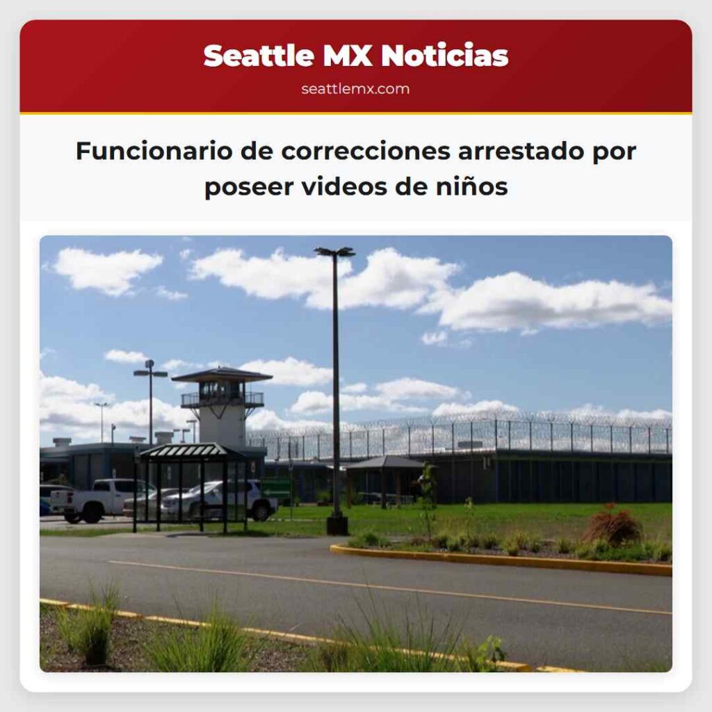 Funcionario de correcciones arrestado por poseer