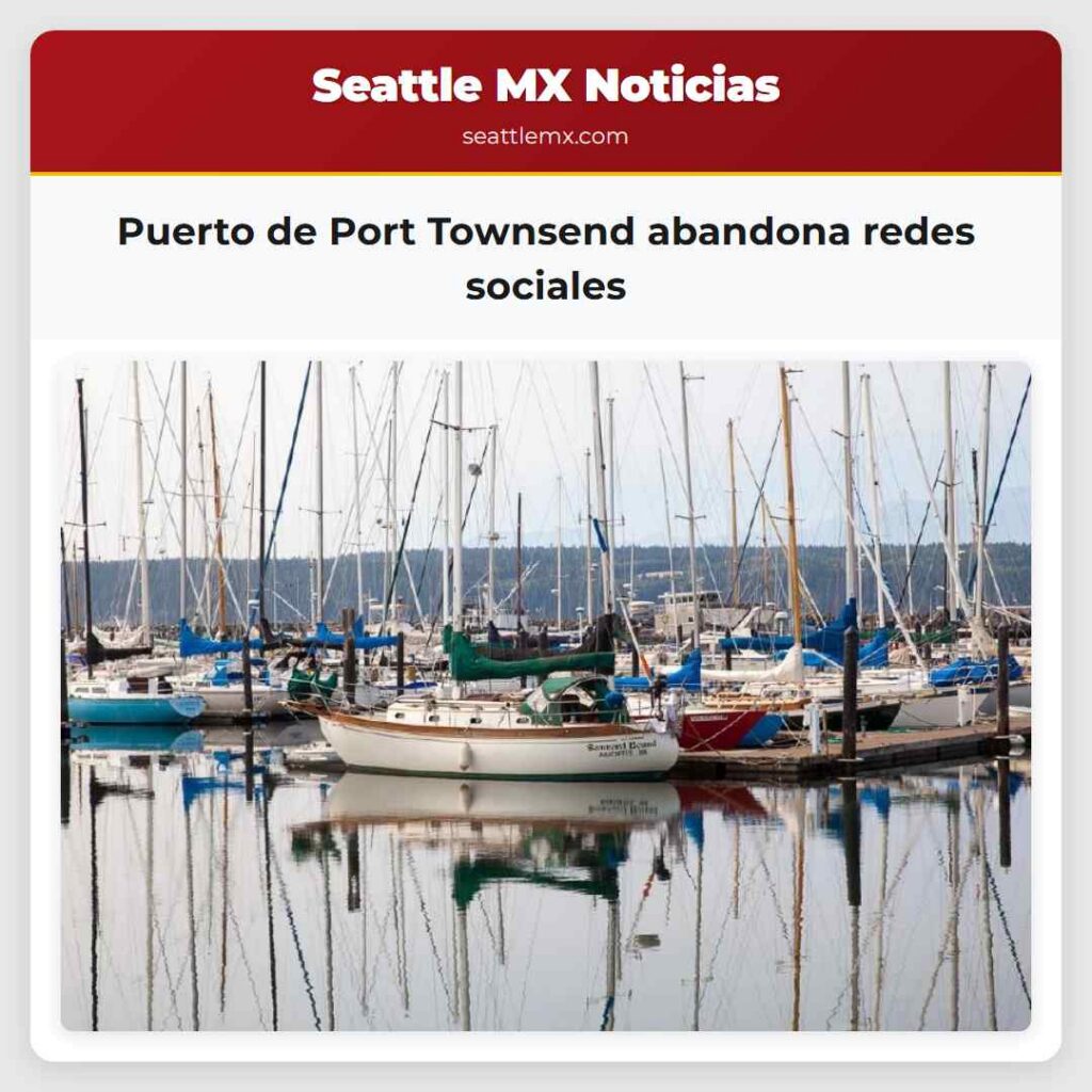 Puerto de Port Townsend abandona redes sociales