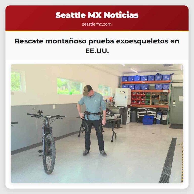 Rescate montañoso prueba exoesqueletos en EE.UU.