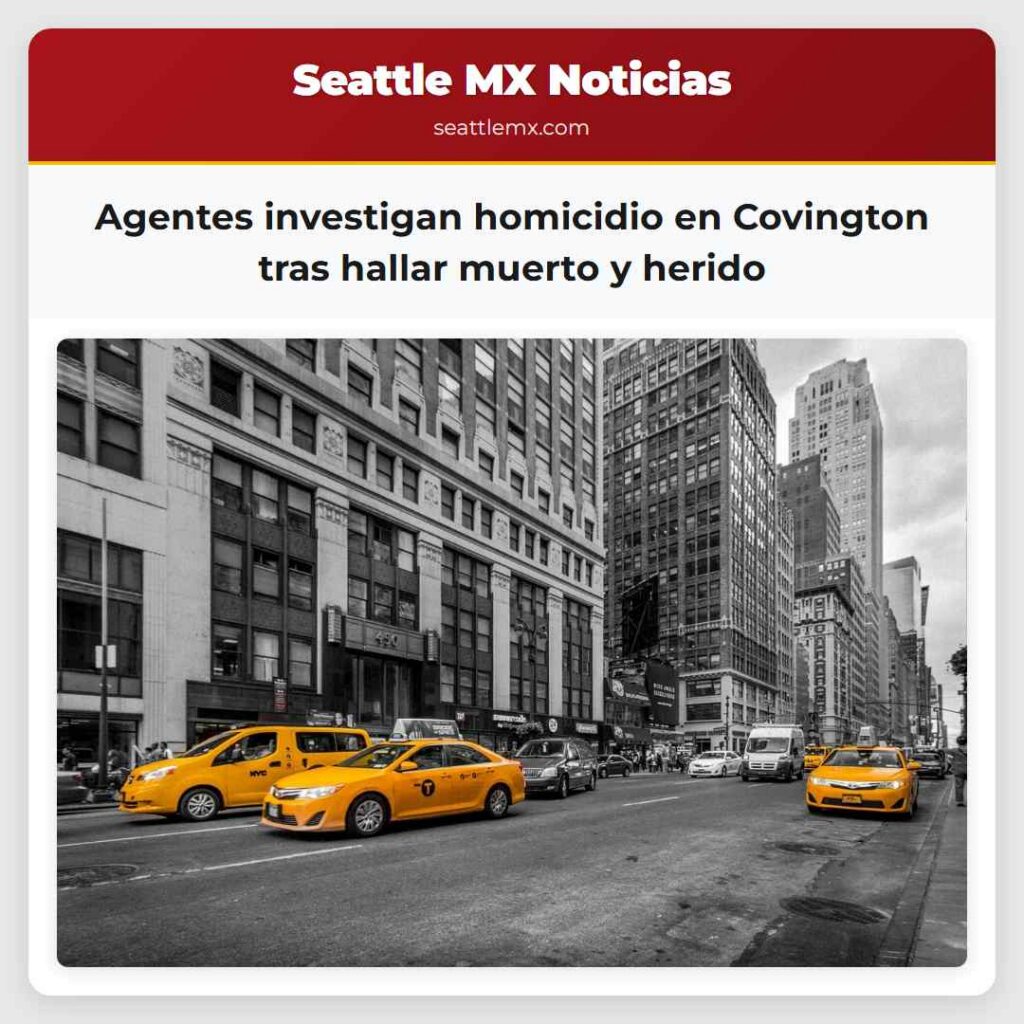 Agentes investigan homicidio en Covington tras
