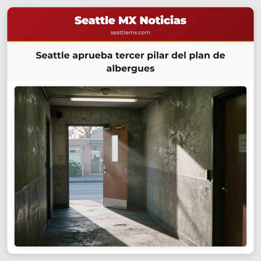 Seattle aprueba tercer pilar del plan de albergues