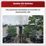 Dos personas rescatadas en incendio en Sammamish WA