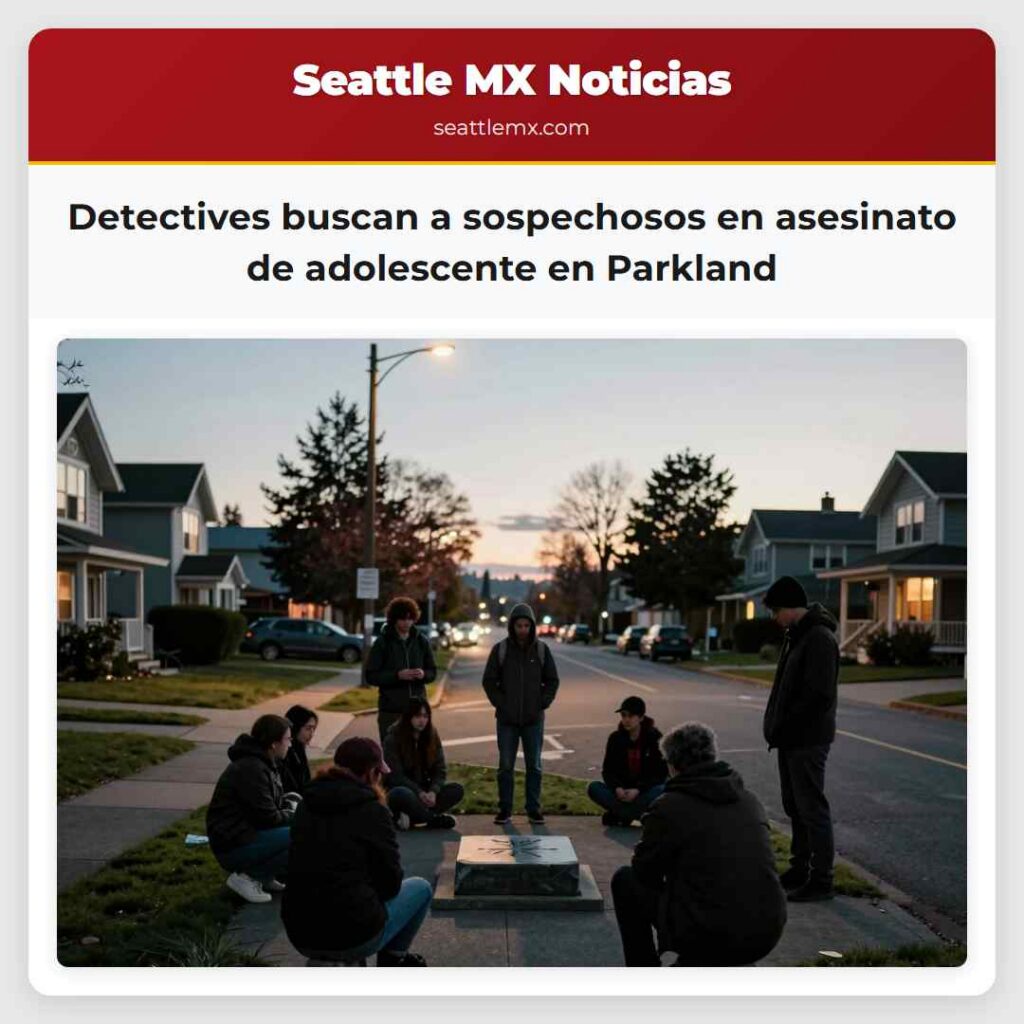 Detectives buscan a sospechosos en asesinato de