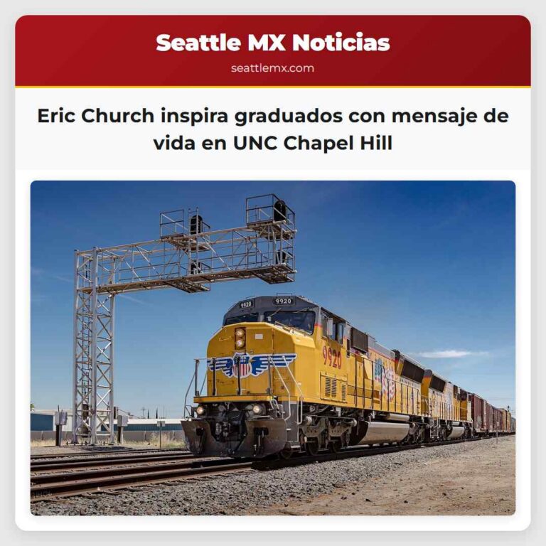 Eric Church inspira graduados con mensaje de vida en UNC Chapel Hill