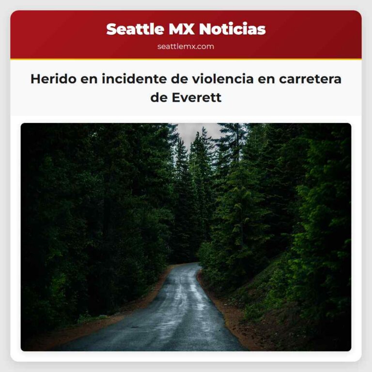 Herido en incidente de violencia en carretera de Everett
