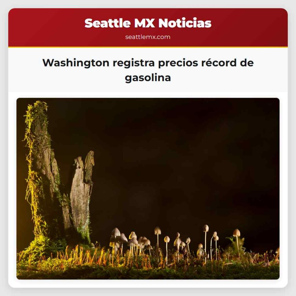 Washington registra precios récord de gasolina