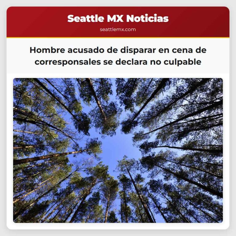 Hombre acusado de disparar en cena de corresponsales se declara no culpable
