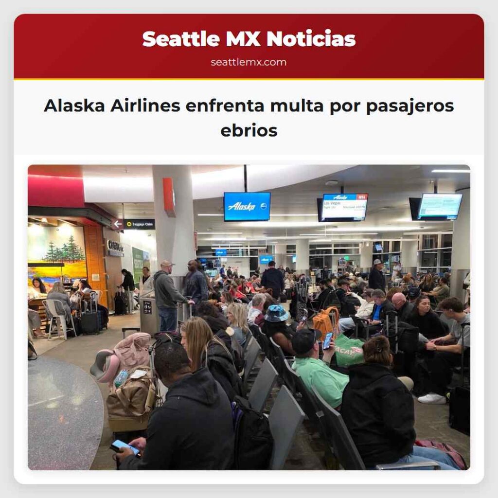 Alaska Airlines enfrenta multa por pasajeros