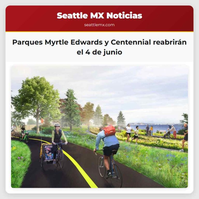 Parques Myrtle Edwards y Centennial reabrirán el 4 de junio