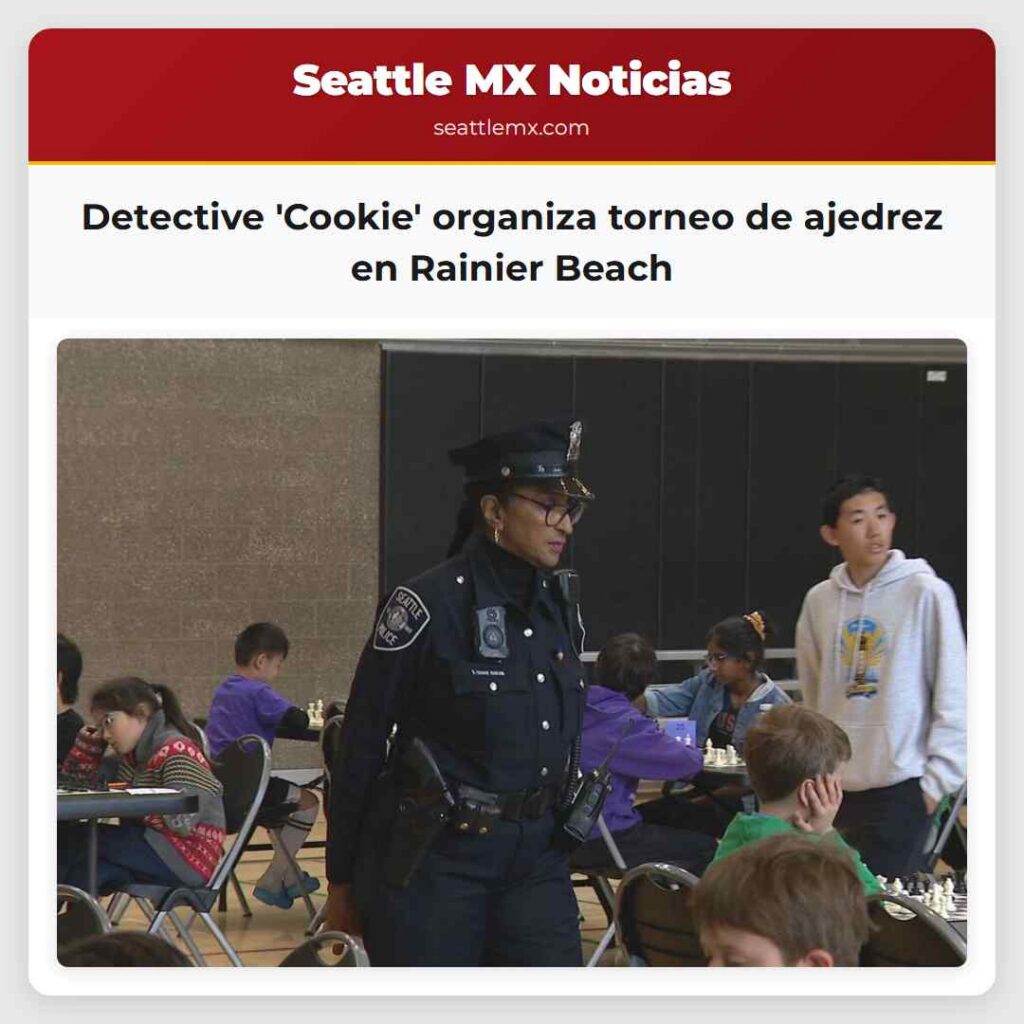 Detective 'Cookie' organiza torneo de ajedrez en
